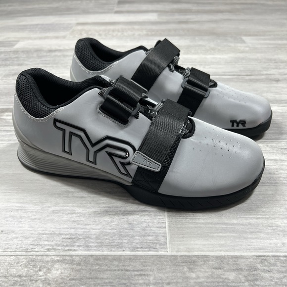 TYR L-1 Lifter Shoes Mens Size 11.5 Silver Reflective Weightlifting Gym Sneakers main image 4